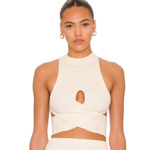 ISO CAMILA COELHO MACADAMIA TOP IVORY XS OR SMALL